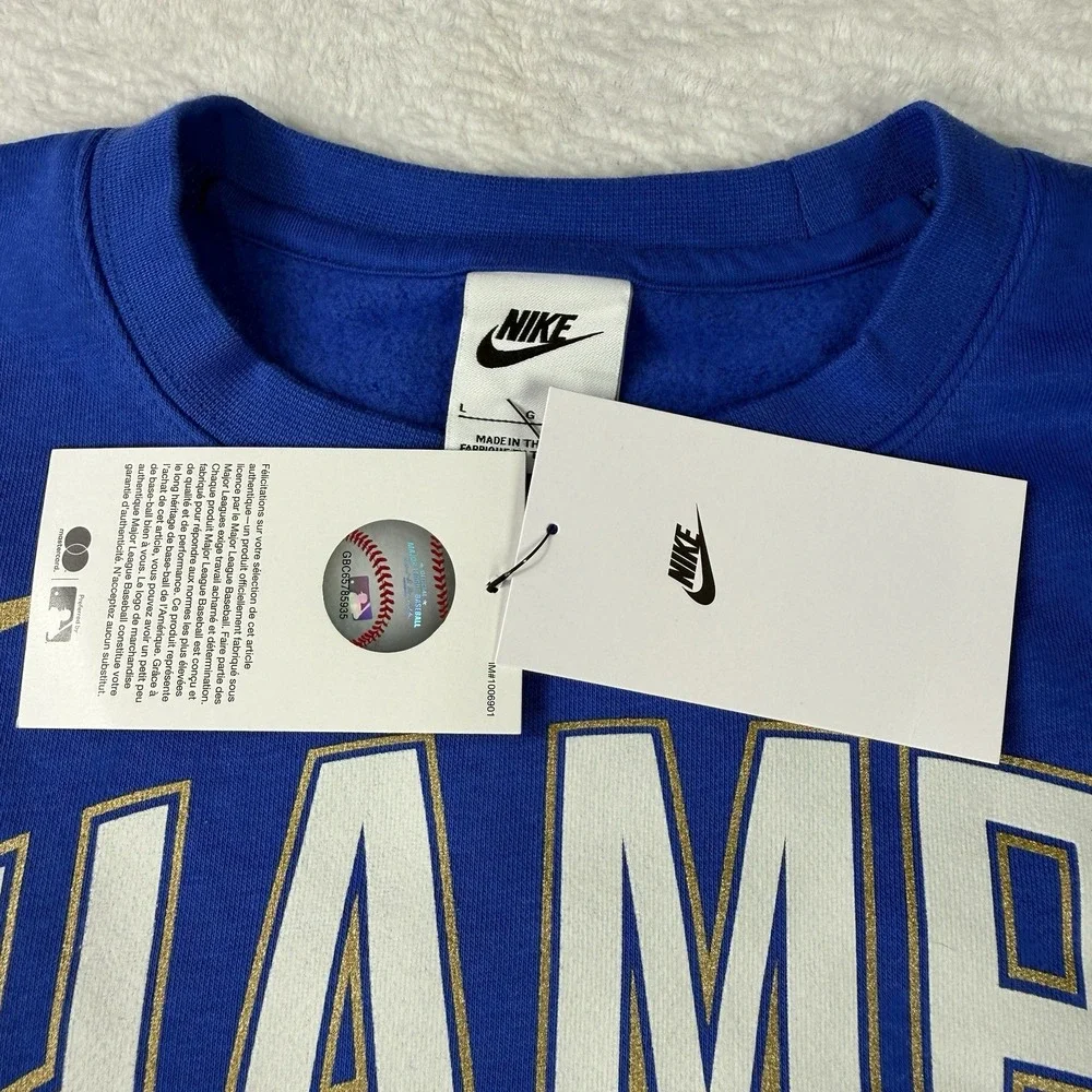 Nike Los Angeles Dodgers World Series 2025 Sweatshirt Mens Size Large NWT